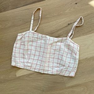 Paloma Wool Riga Linen Crop Tank